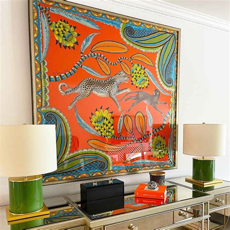 hermes scarf framed|hermes reversible scarf.